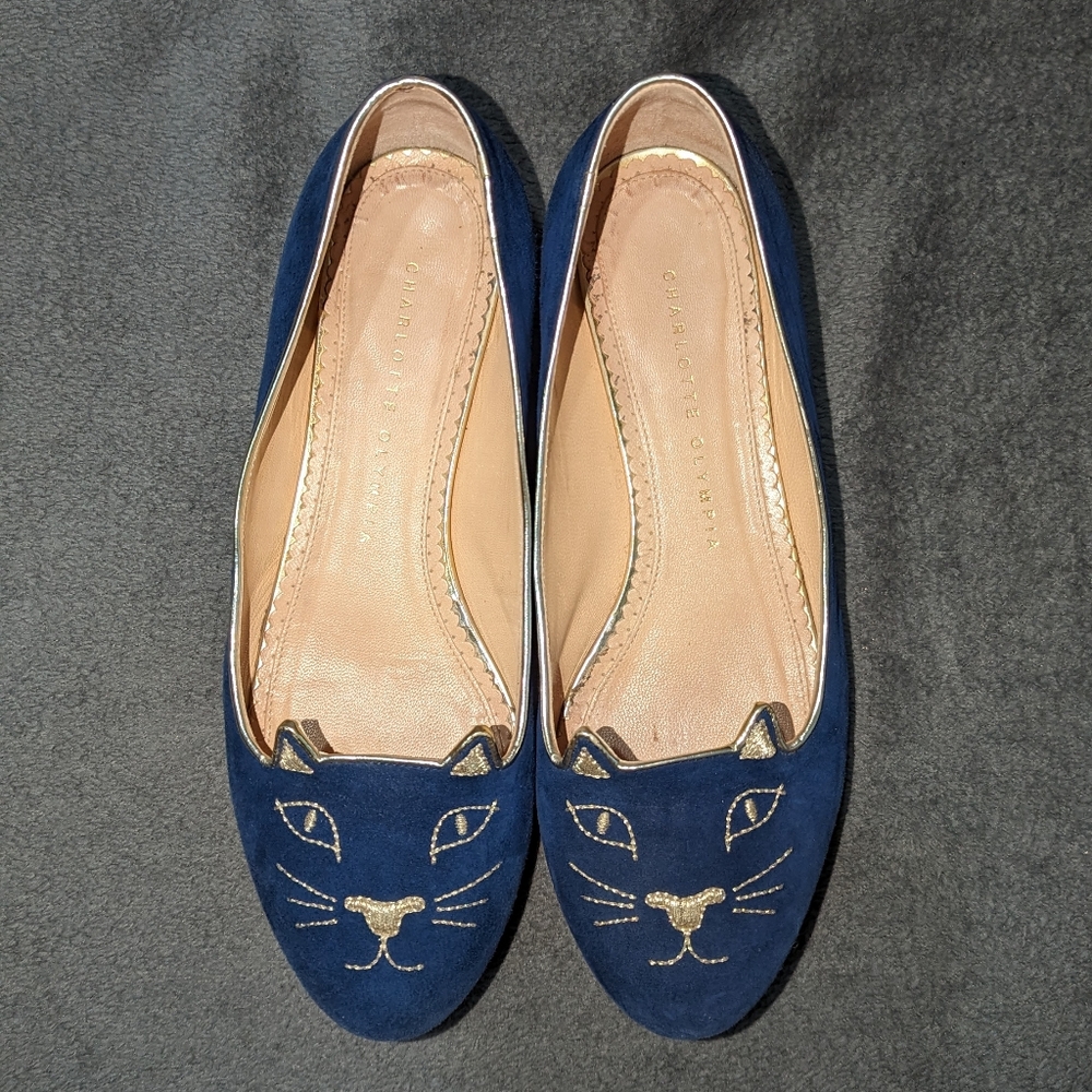 CHARLOTTE OLYMPIA Kitty Flats
